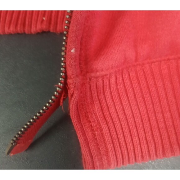 Aeropostale Fur Lined Zip Up Hoodie Size Medium Large Spell out Logo - Picture 9 of 16